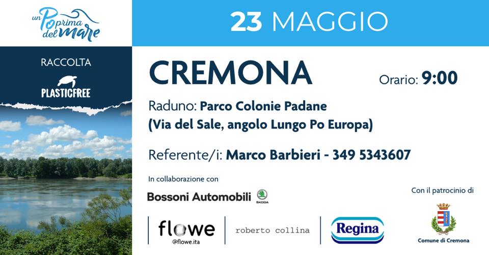 Locandina Plastic free: 23 maggio 2021, Cremona